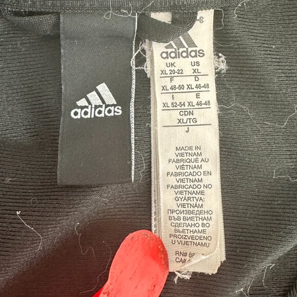 Adidas Men's Essentials Warm-Up 3-Stripes Track Top Blacka and White Size XL - Picture 5 of 5